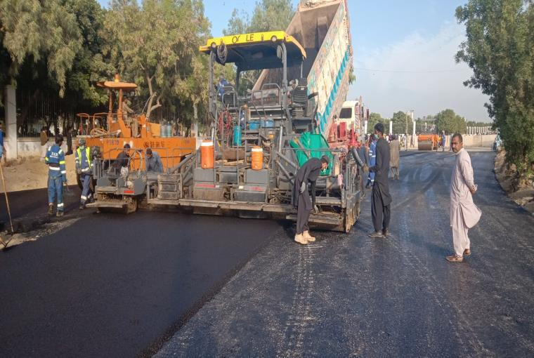 Reconstruction of Nishtar Road from Tin Hatti to Naiper Road, Karachi (6.4 km)(ii) Reconstruction of Manghopir Road from Banaras Chowk to Nishtar Road, Karachi (6.9 km)